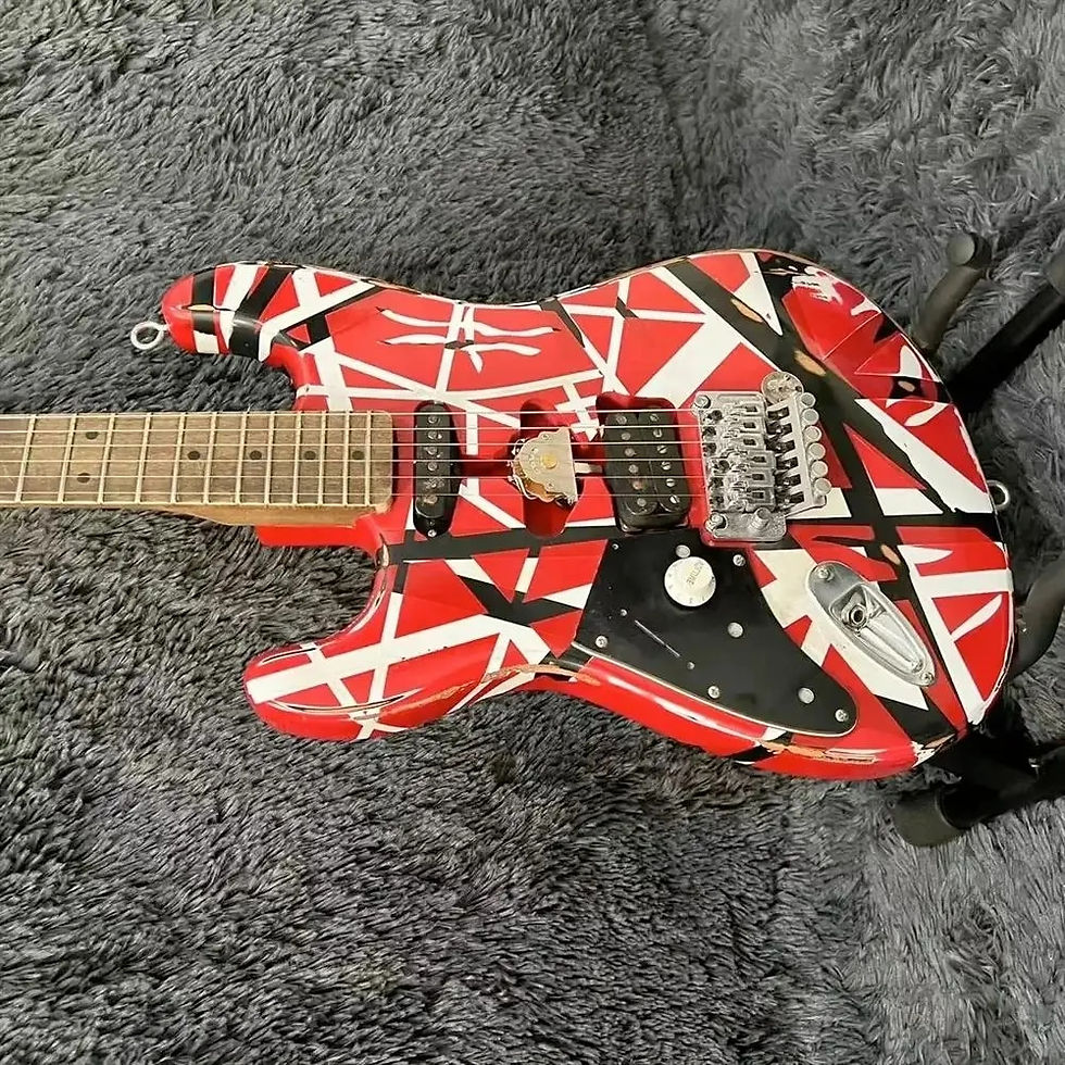 Thumbnail: High Quality EVH Stripe Series Frankie Relic Guitar Free Shipping in Stock
