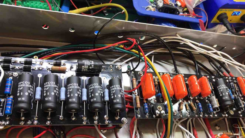 Miniaturbild: Grand Steel Stringer Singer Handwired Guitar Amplifier Head SSS50 with Brown Tol