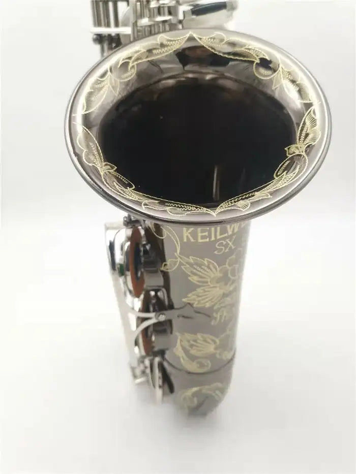 Miniatura: Allemagne JK SX90R Keilwerth 95% copie Alto Eb saxophone en alliage Nickel argen