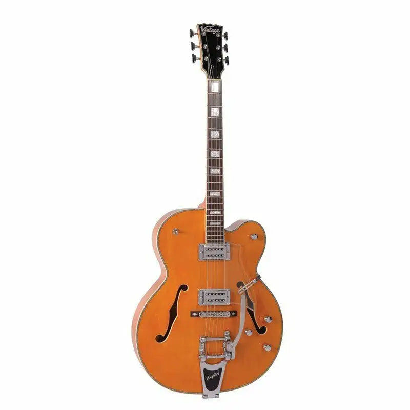 Miniatyrbilde: JHS vintage guitare VSA850-orange! Gretsch Electromatic Inspiré avec Bigsby!- af