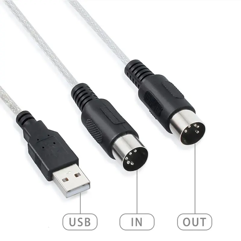 Pikkukuva: Audio cable Keyboard to PC USB MIDI Cable Converter PC to Music Keyboard Cord US