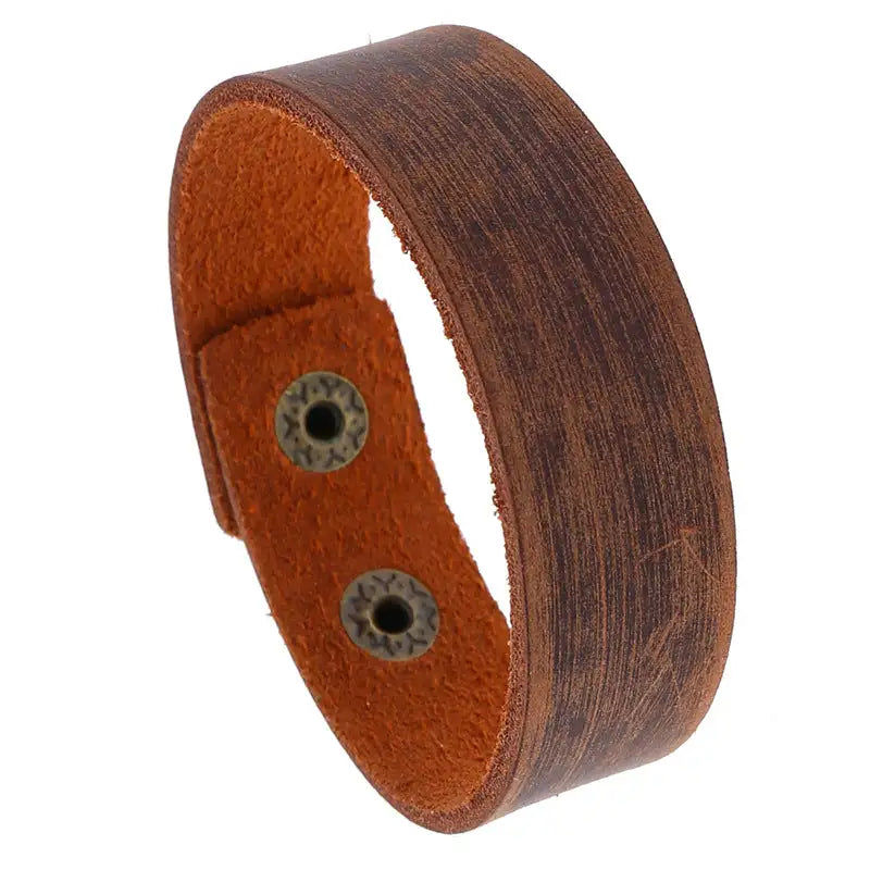 Miniatyrbild: Fashionable Classic Leather Cuff Bracelet For Men Stocks Sell In Five Colors Vin