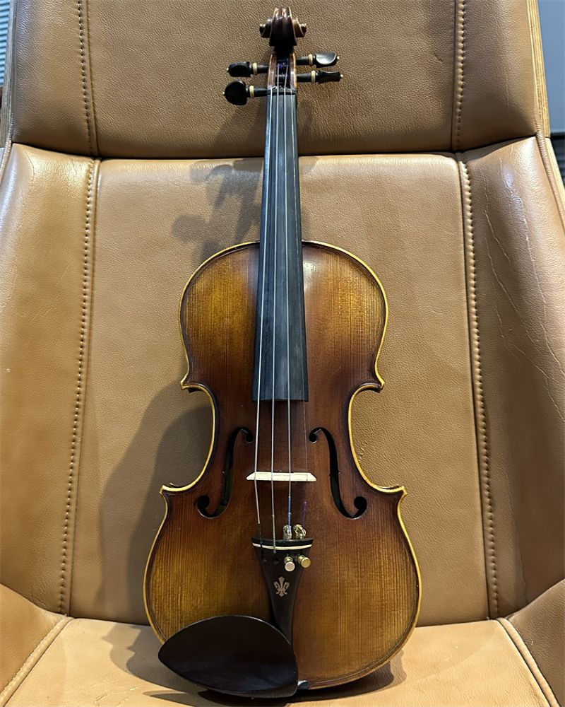 Miniatura: VS series Professional Handmade 4/4 Size Violin One Piece Back Sound Video