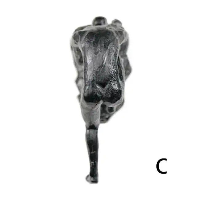 섬네일: Créatif escalade homme résine fer fil tenture murale décoration Sculpture Figure