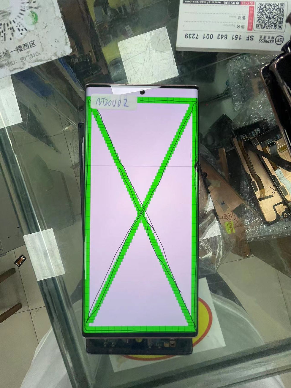 Pikkukuva: Super AMOLED LCD for Note20Ultra G998 screen，with good touch function 