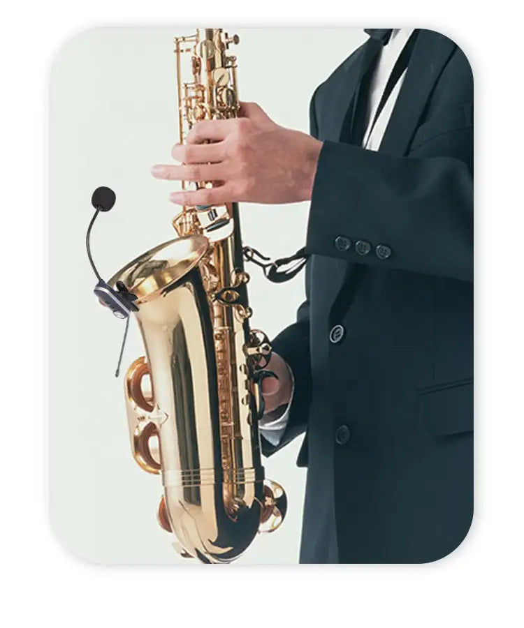 Miniatura: UHF Wireless Music Mic Saxophone Microphone  For Trumpet