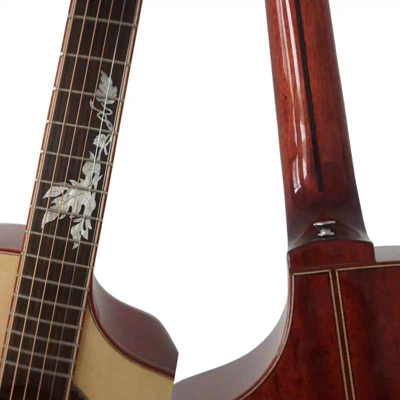 Miniatura: All solid cutaway aiersi handmade acoustic guitar (Spruce top)