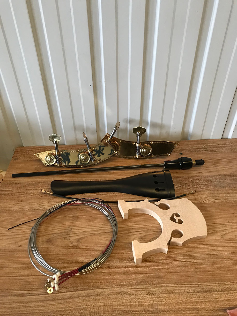 Thumbnail: All European Wood Double Bass 3/4 Upright
