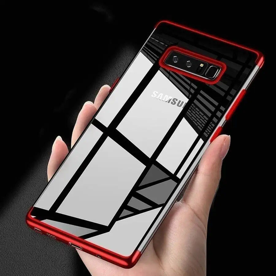 Thumbnail: For Samsung S8 S8+ S9 S9+ Case Fashion Transparent Plating Slim Silicone Full Co