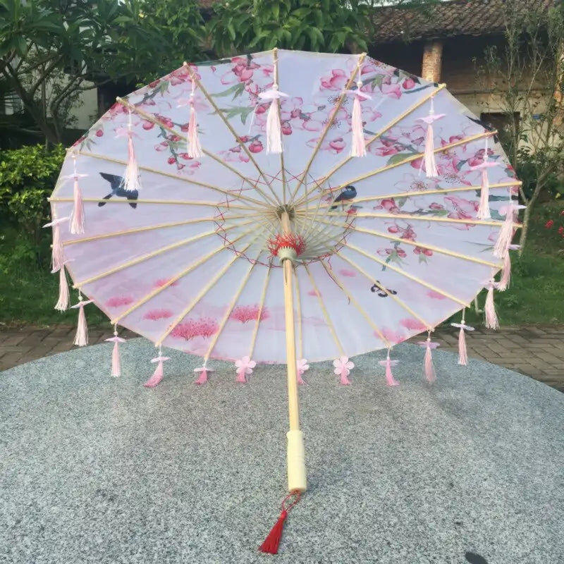 Miniatyrbild: Cosplay du japon parapluie chinois photographie de soie | Pétales Umberla Hanfu 