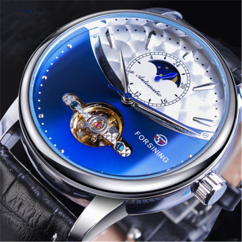 Thumbnail: Sinai Hollow Out Automatic Mechanical Men's Leisure Watch