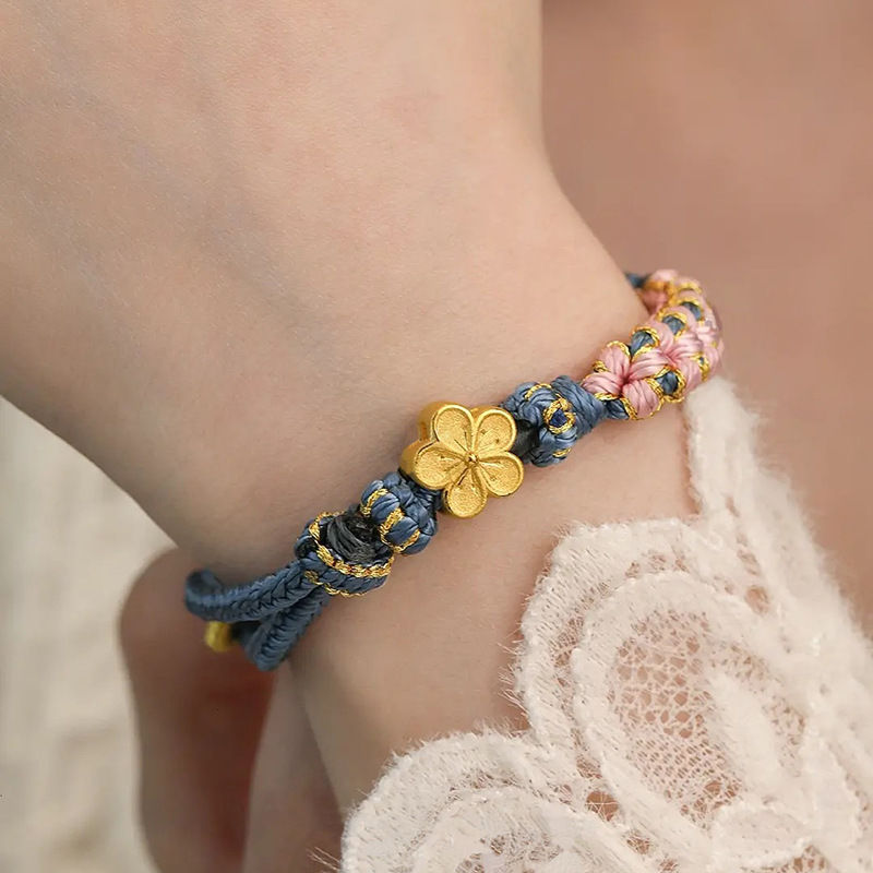 Miniaturebillede: Lucky Beads Hand Weaving Bracelet Girlfriends