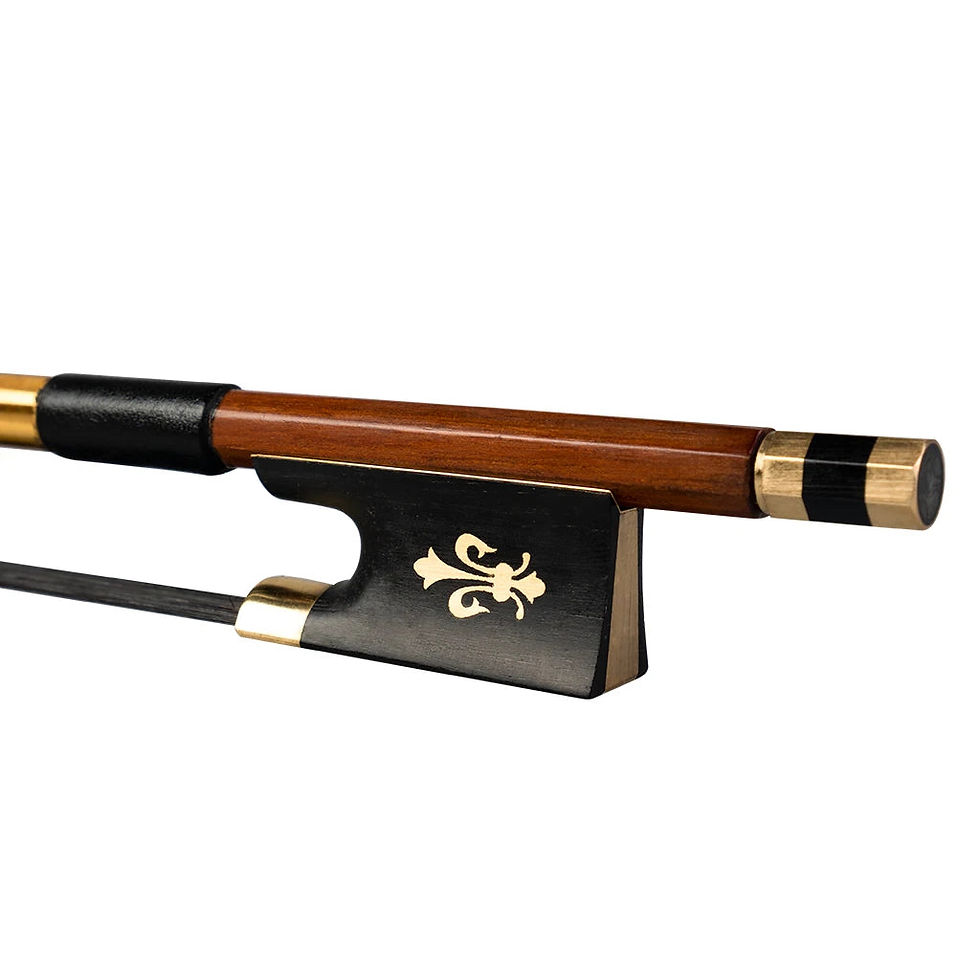 Miniatura: NAOMI IPE Violin Bow 4/4 Well Balanced Handmade IPE Bow With Black Horsehair Ebo