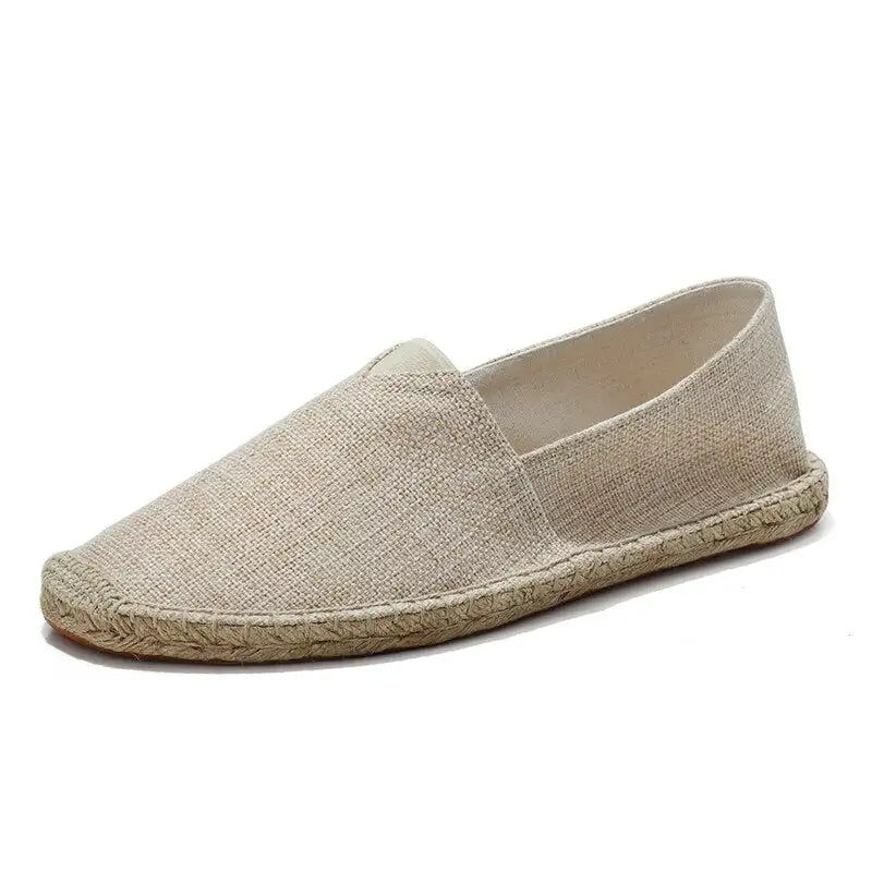 Miniatyrbilde: Espadrilles for Men 2022 Summer New Linen Men's Casual Shoes Handmade Weaving Fi