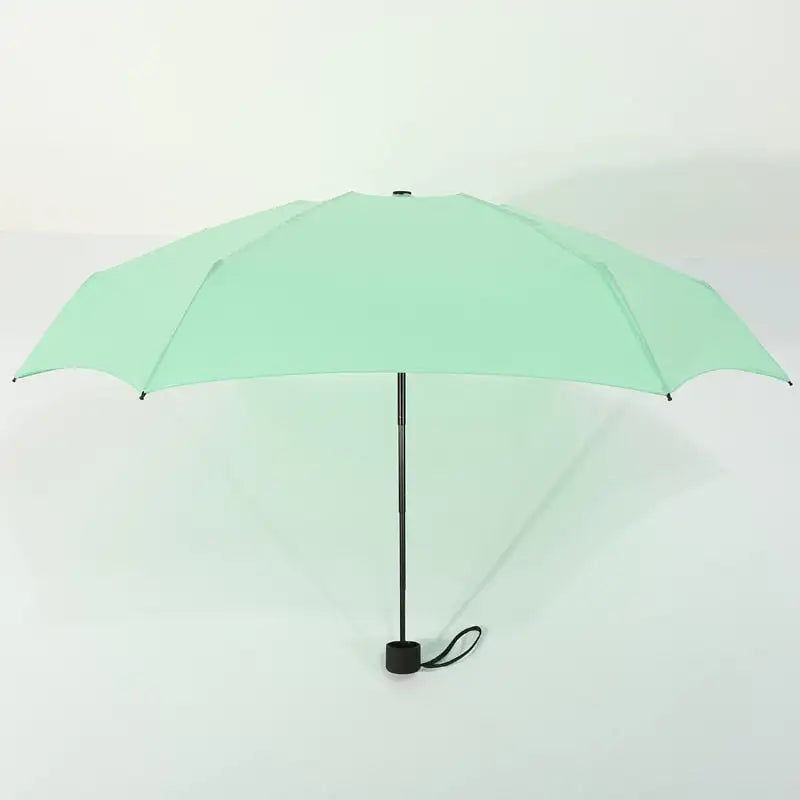 Miniaturebillede: 180g petit mode pliant parapluie pluie femmes cadeau hommes Mini poche Parasol f