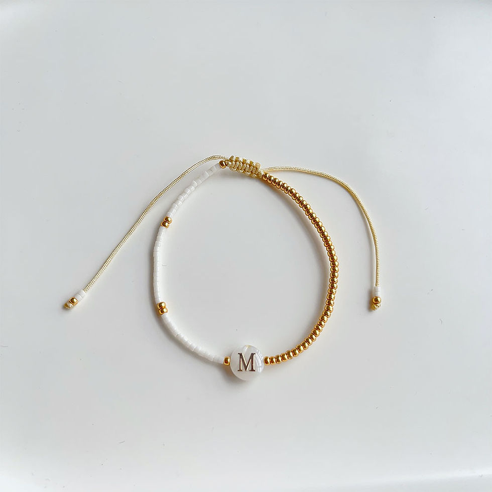 Miniatura: Niche French Style Golden Balls Small Bracelet