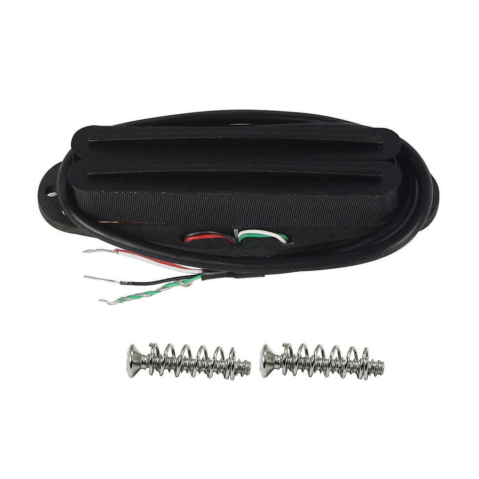 섬네일: FLEOR 1PC Alnico 5 Hot Dual Rails Humbucker Pickup Single Coil Sized fit ST/SQ G