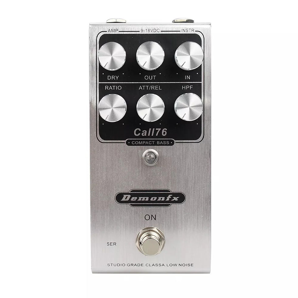 Miniaturebillede: New High Quantity Demonfx Caii76 Compact Bass Guitar Effect Pedal Compressor