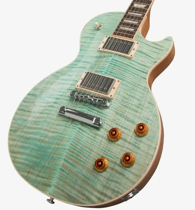 Miniature : Nouveau Gibson-Les Paul Standard 2019 Ecume De Mer Vert Guitare Électrique du Ja
