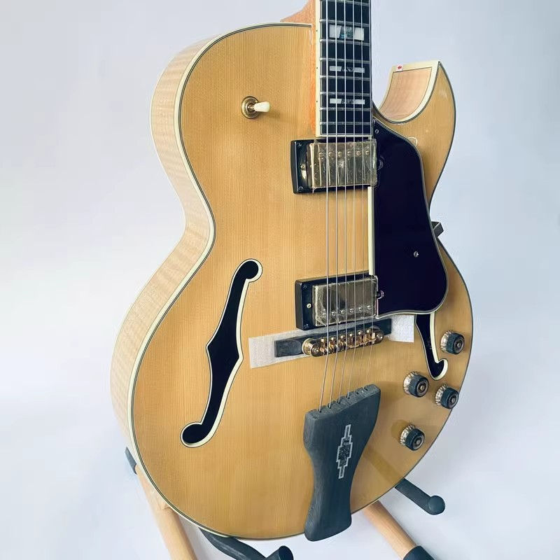 Miniaturebillede: Ibanez LGB30 Jazz Guitar Natural Flamed Maple Body Geroge Benson Signature 