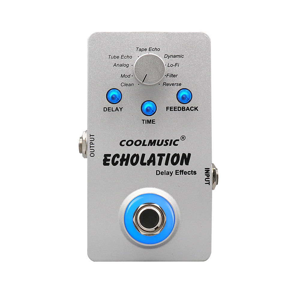 Miniaturebillede: COOLMUSIC A-DE01 Echolation Guitar Accessories Digital Electric Guitar Delay Ped