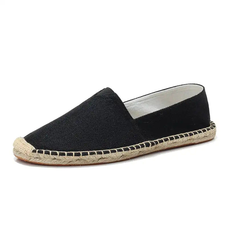 Miniatyrbilde: Espadrilles for Men 2022 Summer New Linen Men's Casual Shoes Handmade Weaving Fi
