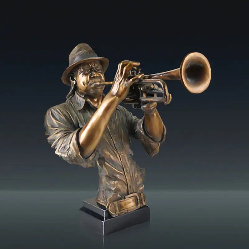 Μικρογραφία: Modern Band Sculpture Ornament Abstract Music Figure Bust Statue Resin Art&Craft