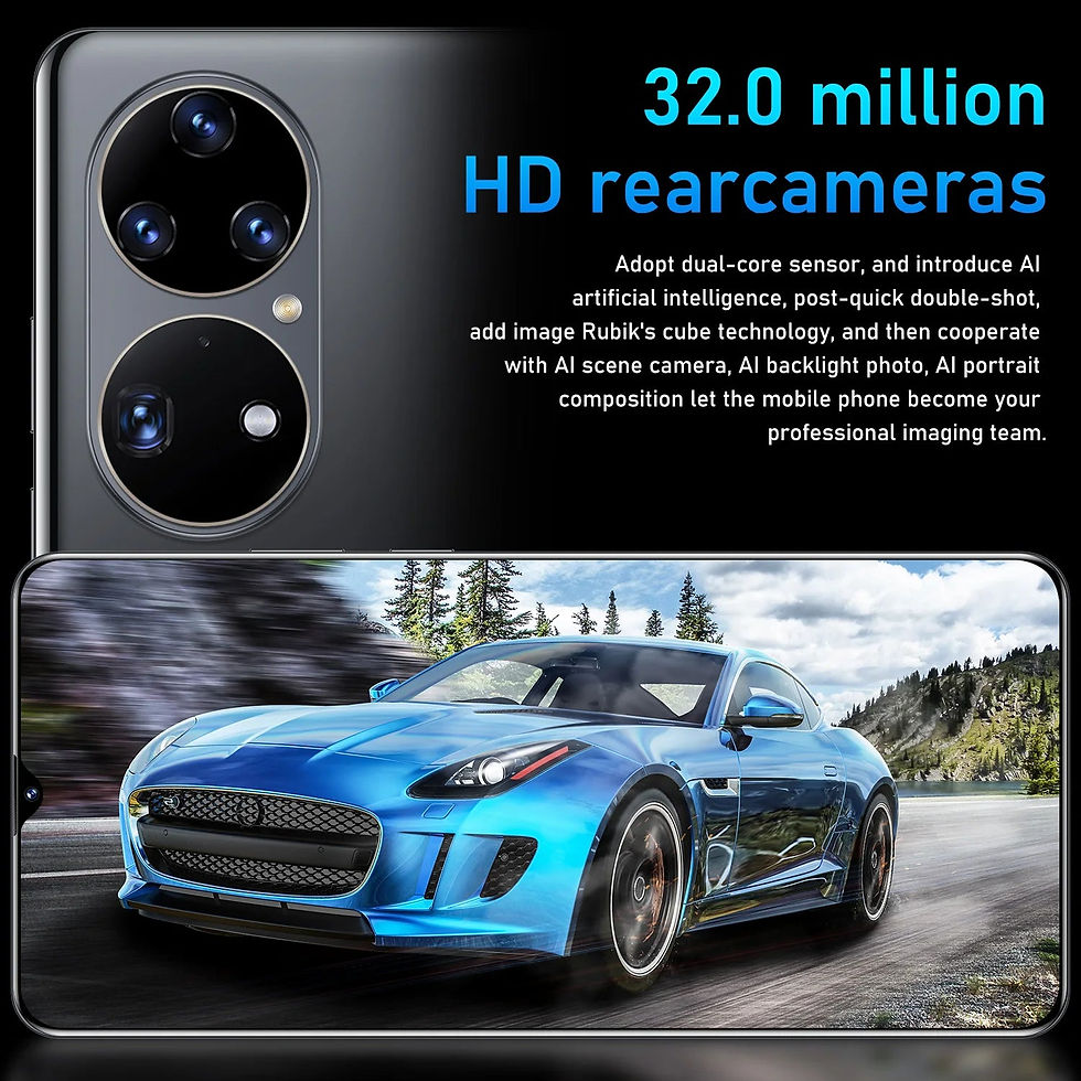 Miniaturebillede: P50 pro New 16RAM 512 ROM 6.7INCH Full screen Face recognition smart phones