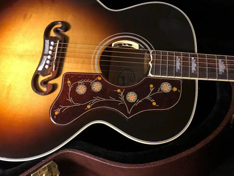섬네일: Comme neuf! Gibson SJ-200 Standard Vintage Sunburst Guitare Acoustique Original 