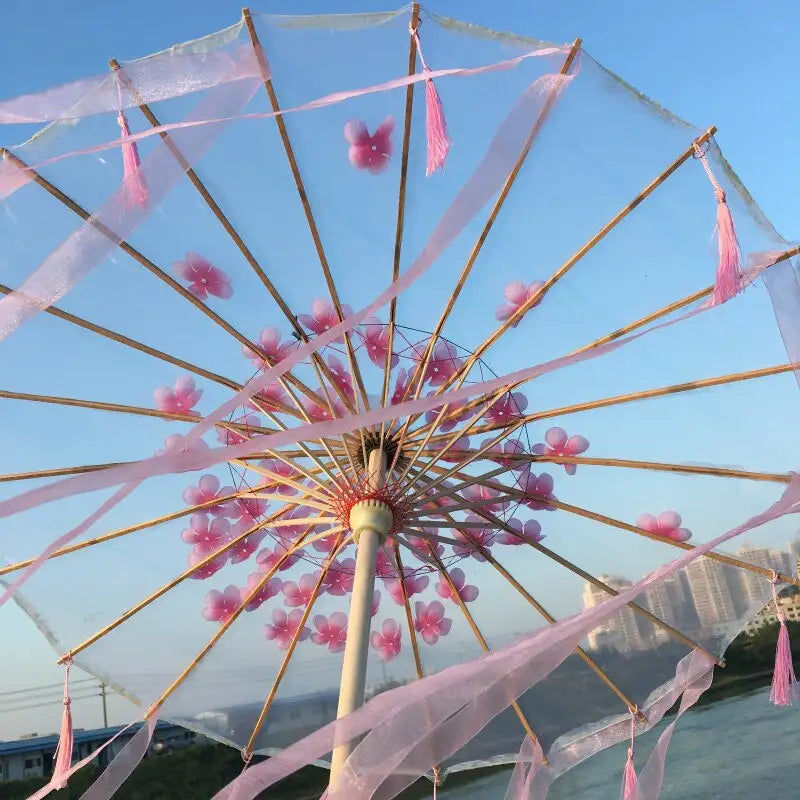 Miniatyrbild: Cosplay du japon parapluie chinois photographie de soie | Pétales Umberla Hanfu 