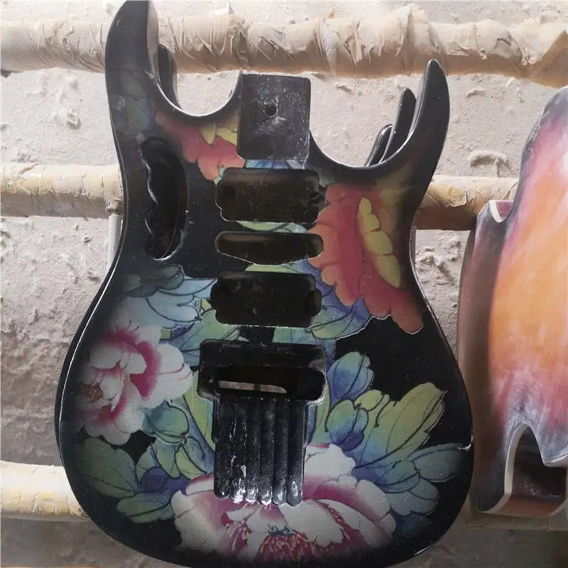 Miniaturebillede: Décalcomanies à double secouage 24 F pour guitare électrique, support personnali
