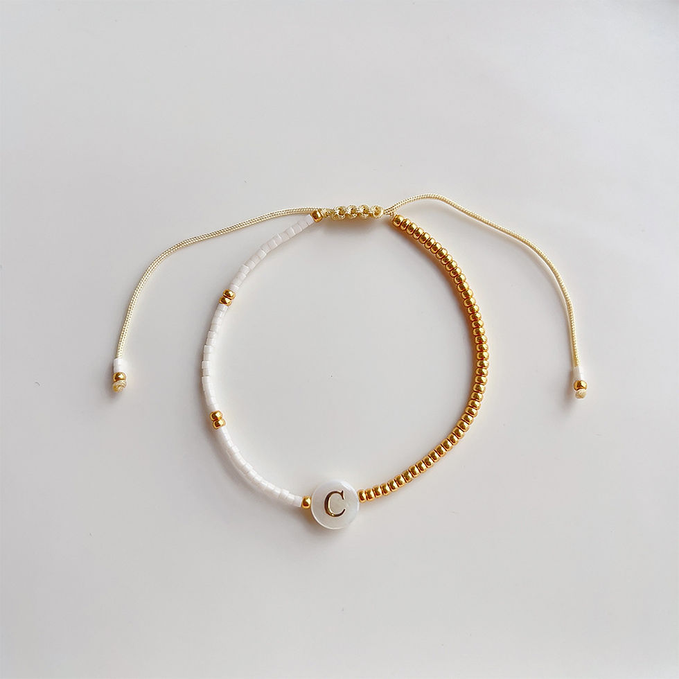 Miniatura: Niche French Style Golden Balls Small Bracelet