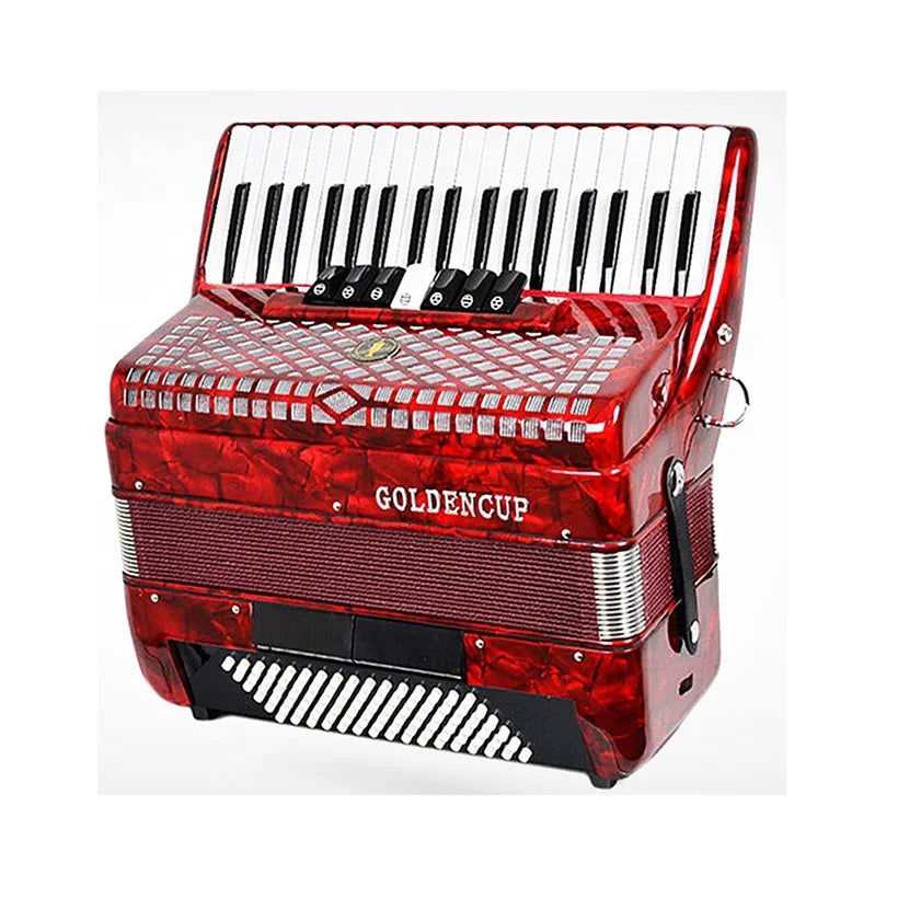 Miniatura: SEASOUND OEM 37 Keys 96 Bass 7+2 Registers Piano Keyboard Accordion Instrument A