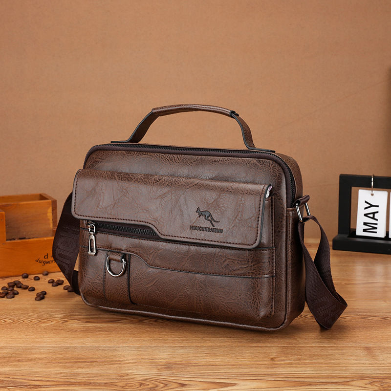 Miniaturebillede: Nouveau sac à main horizontal pour hommes Sac à bandoulière