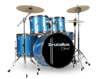 Miniaturebillede: Musical Instruments Professional Acoustic Authentic Drum Set For Kids