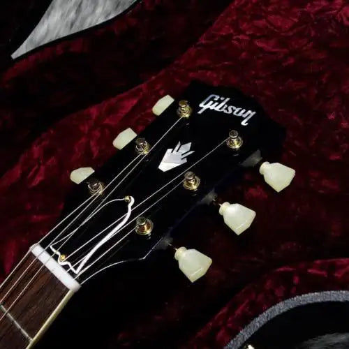 섬네일: Détails sur Gibson Custom Shop SG Elegant Figured Trans Blue Burst Gold Hardware