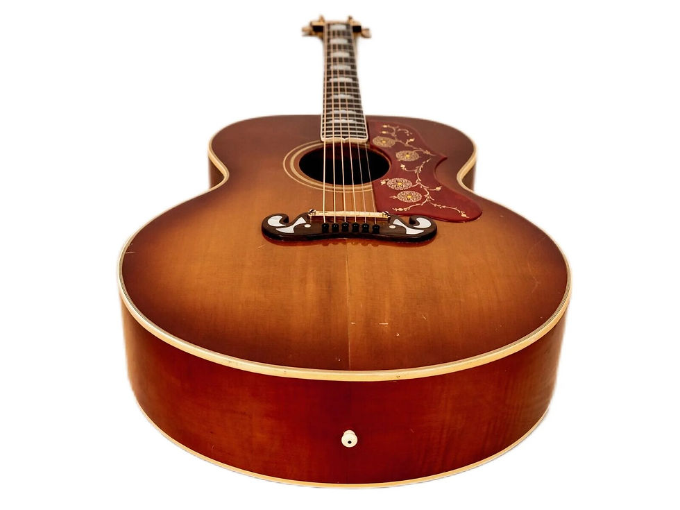 섬네일: J200 Jumbo Vintage Acoustic Guitar Cherry Sunburst, Wide Nut,