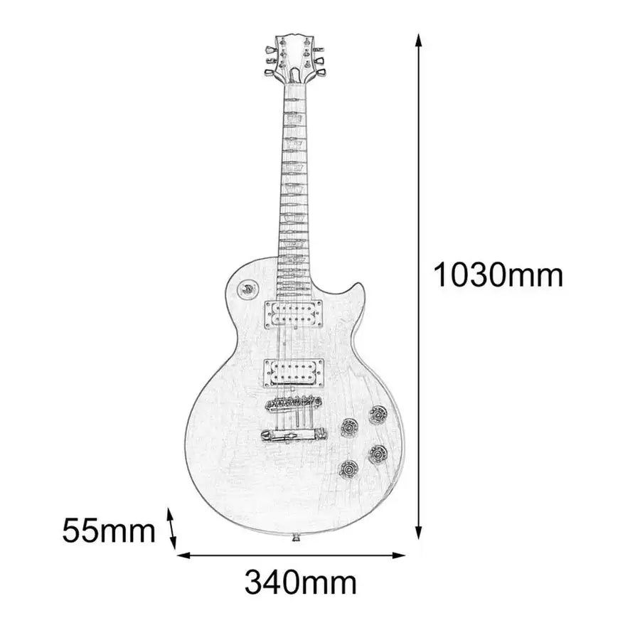 Miniatyrbilde: SY-LP-002 Electric Guitar Mahogany Body Rose Wood Neck Closed Tuner Guitar BOK0