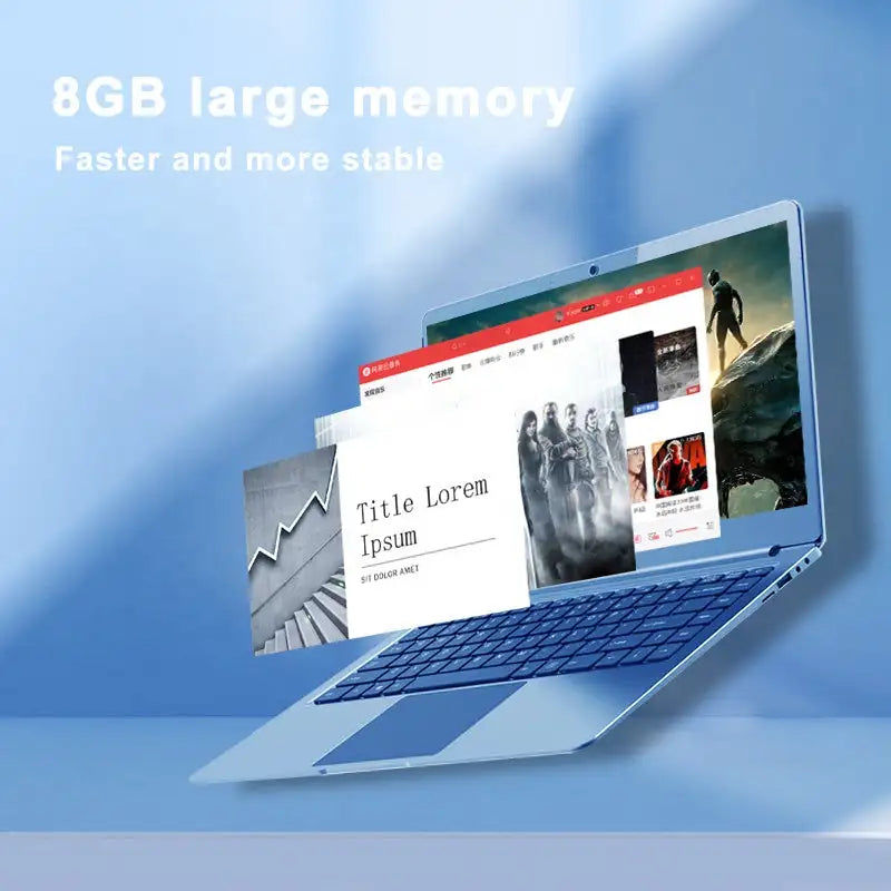 Miniaturebillede: A stylish ultra thin 14 inch laptop computer and business netbooks for ladies an