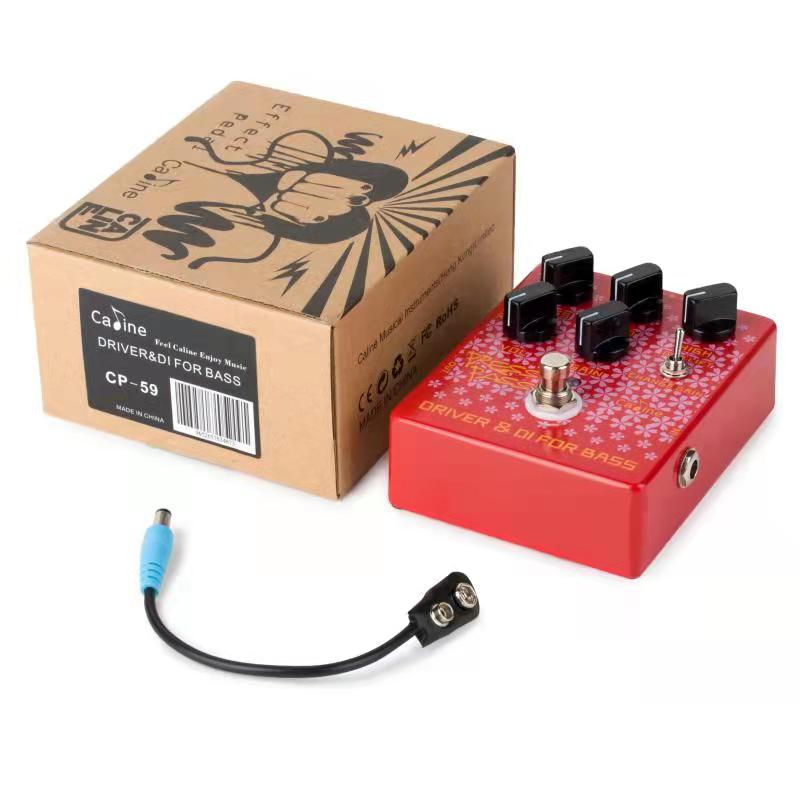 Miniaturbild: Caline CP-59 Bass Driver + DI Effects Pedal Bass Amp DI Classic Tube Electric Ba