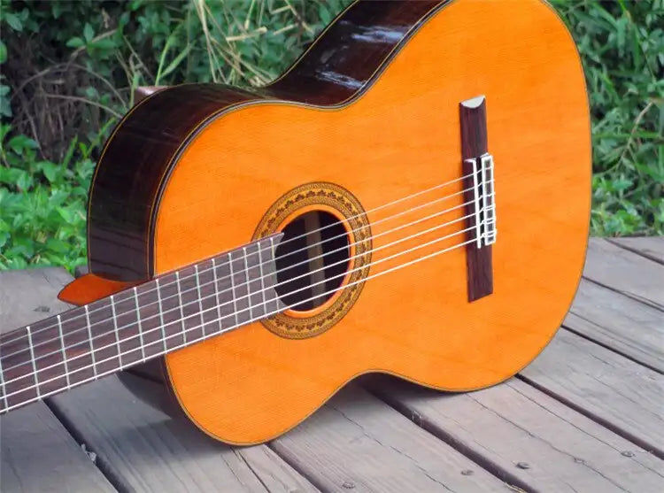 Miniatyrbild: 39 inch Handmade Spanish guitar,VENDIMIA SOLID Cedar/Rosewood Electric guitarras