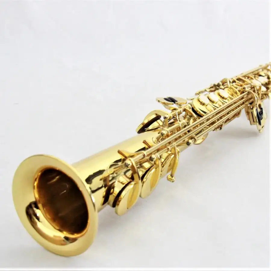 Miniatura: professional soprano saxophone Straight Bb Tone Gold Sax Chinese Musical Instrum