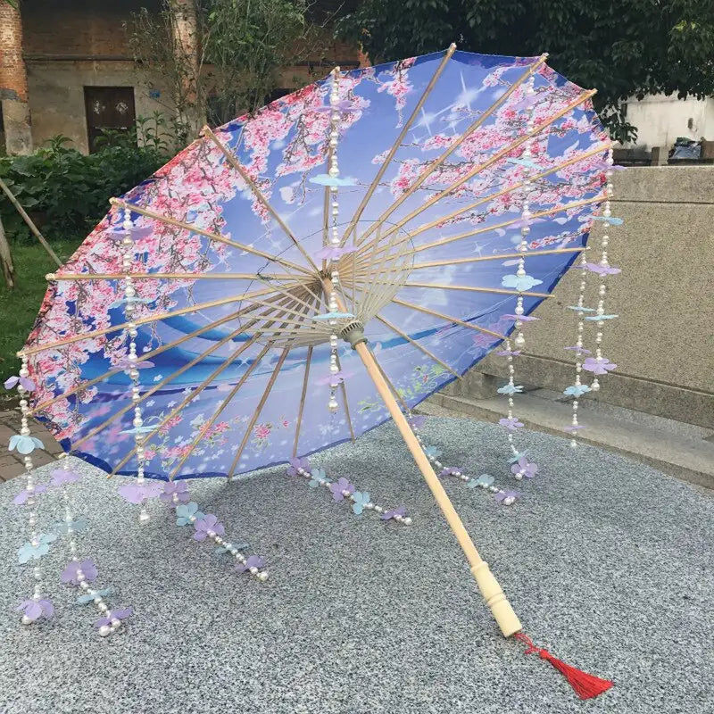 Miniatyrbild: Cosplay du japon parapluie chinois photographie de soie | Pétales Umberla Hanfu 