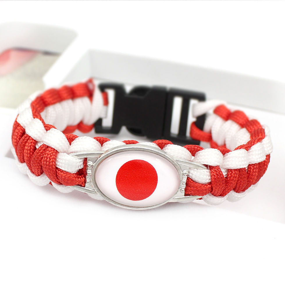 Miniatura: Parachute Cord Woven Outdoor Life-saving Bracelet