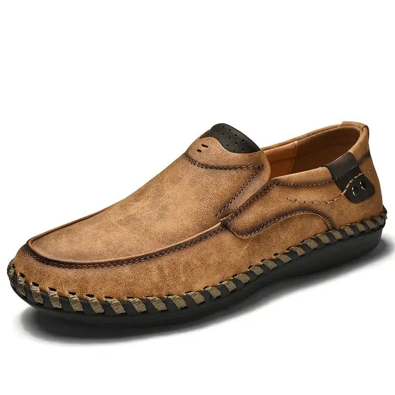 Miniatura: Handmade Male Big Size Casual Shoes Soft Breathable Genuine Leather Shoes Men Co
