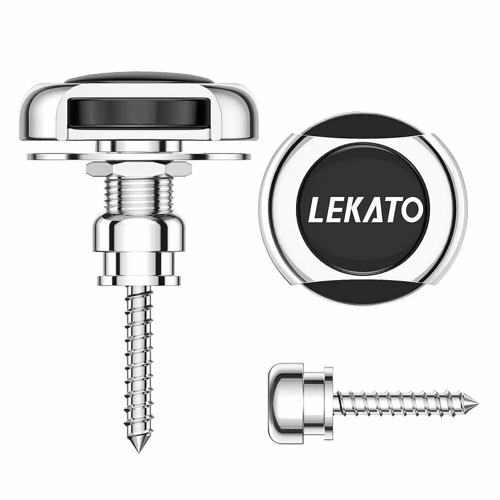 Miniaturbild: LEKATO Guitar Strap Button Locks Quick Release Security Retainer Anti-Rust Metal