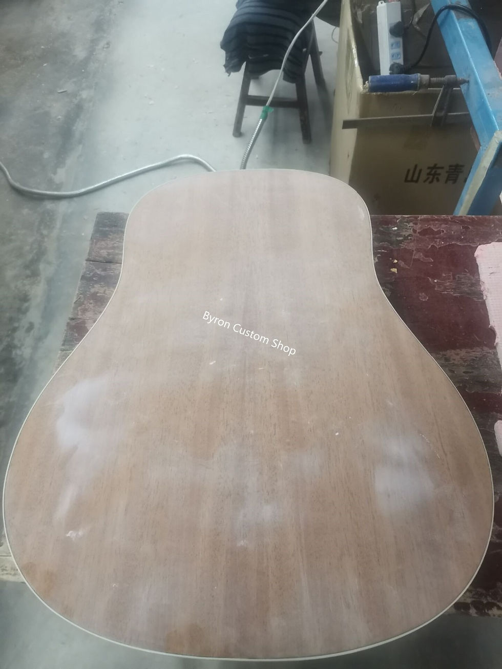 Miniatura: J45 style custom acoustic guitar slope-shoulder dark vintage sunburst acoustic g