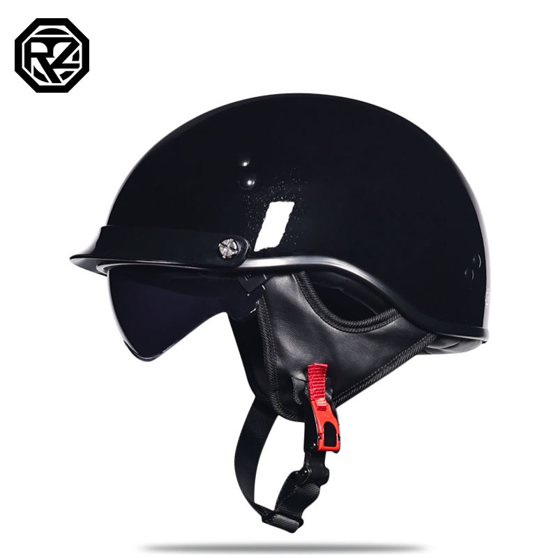 Miniature : Motorcycle Helmet Retro German Classic Moto Helmet 