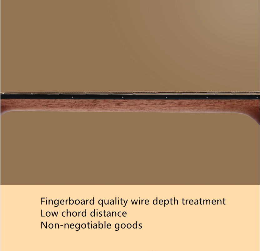Thumbnail: VOKI A05 Artisan Series solid wood profile acoustic guitar