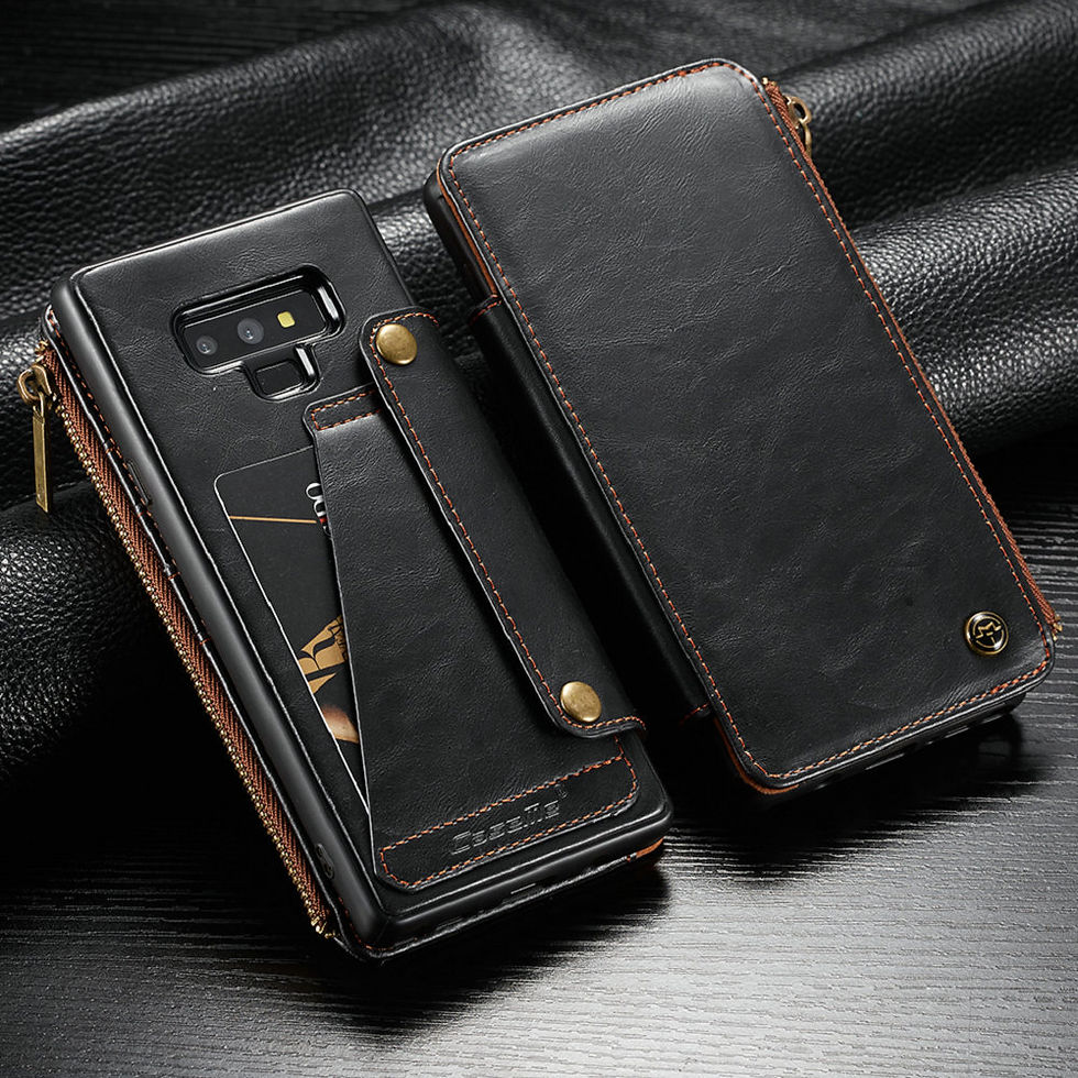 Miniatyrbilde: Étui de téléphone à rabat en cuir